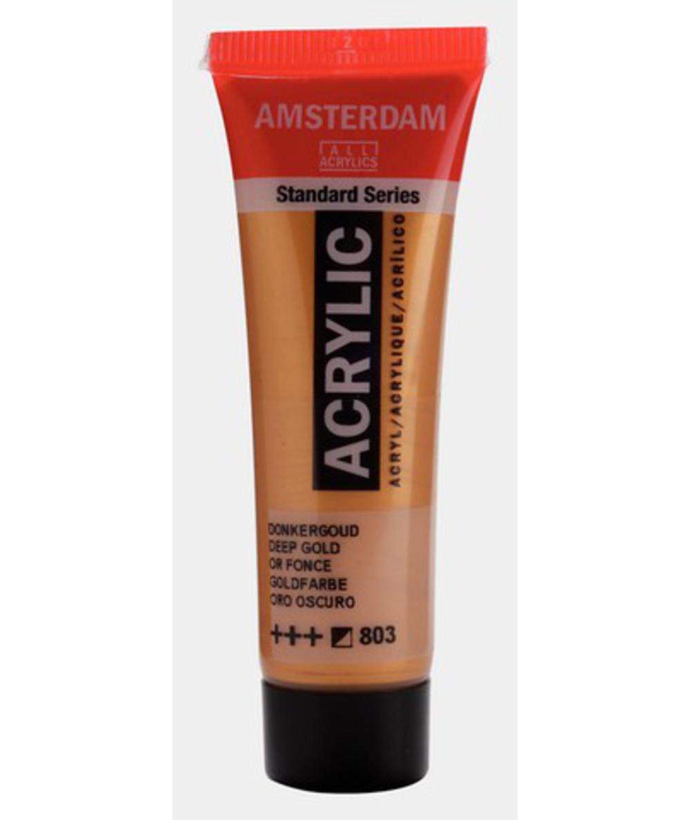 Amsterdam, Acrylic, Art & School, Paint, 20ml, 974510, Deep Gold